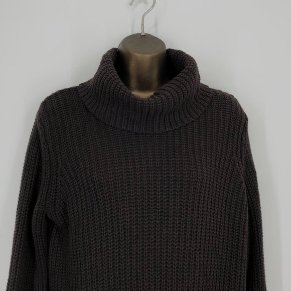 J. Jill brown turtleneck wool blend dress - Picture 2 of 7